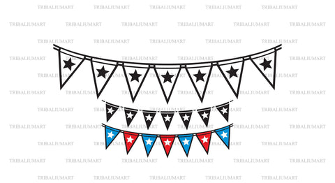 Party flags SVG TribaliumArtSF 