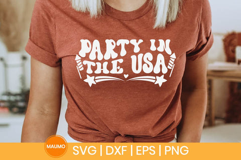 Party in the USA, 4th of July svg quote SVG Maumo Designs 
