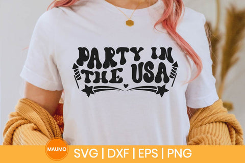 Party in the USA, 4th of July svg quote SVG Maumo Designs 