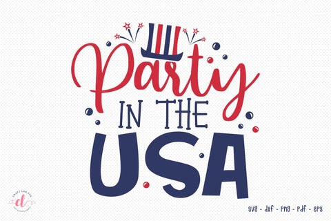 Party In The USA - 4th Of July SVG SVG CraftLabSVG 