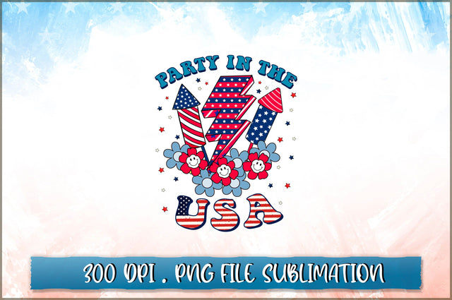 Party in the usa Sublimation SVG Shetara Begum 