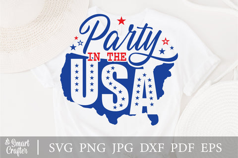 Party in the USA svg, 4th of July svg, USA celebrations svg, Independence day png sublimations, Fourth of July, svg files for Cricut SVG Fauz 