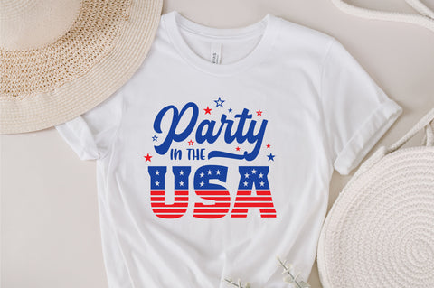 Party in the USA svg, 4th of July svg, USA celebrations svg, Independence day png sublimations, Fourth of July, svg files for Cricut SVG Fauz 