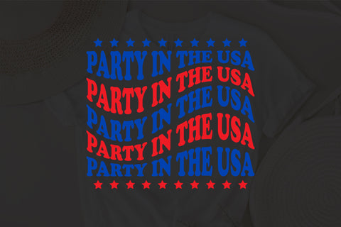 Party in the USA svg, 4th of July svg, USA celebrations svg, Independence day png sublimations, Fourth of July, svg files for Cricut SVG Fauz 