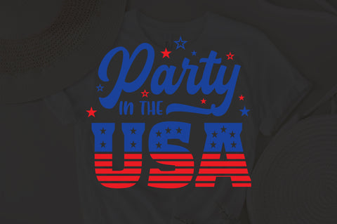 Party in the USA svg, 4th of July svg, USA celebrations svg, Independence day png sublimations, Fourth of July, svg files for Cricut SVG Fauz 