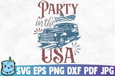 Party In The Usa SVG MintyMarshmallows 