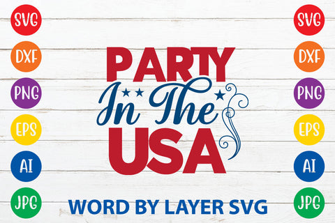 Party In The USA SVG Rafiqul20606 