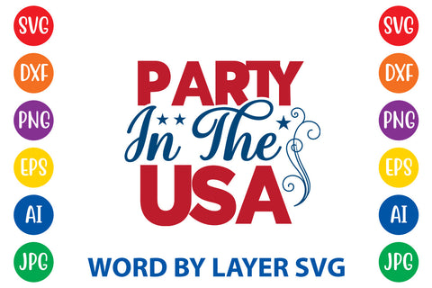 Party In The USA SVG Rafiqul20606 