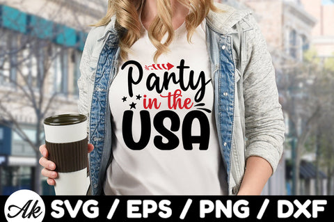 Party in the usa svg SVG akazaddesign 