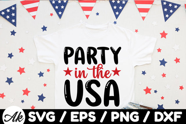 Party in the USA svg SVG akazaddesign 