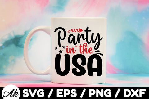 Party in the usa svg SVG akazaddesign 