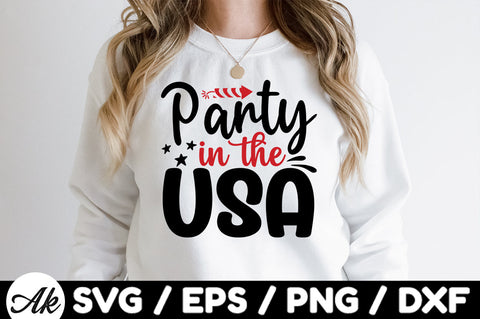 Party in the usa svg SVG akazaddesign 