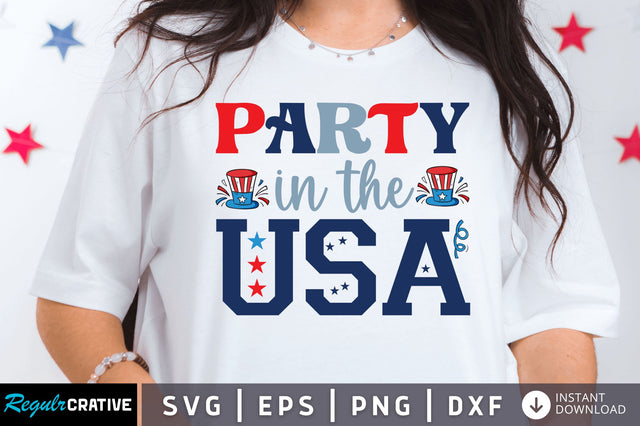 Party in the usa SVG SVG Regulrcrative 