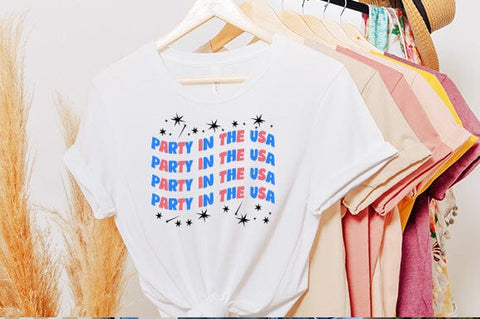 party in the usa,4th of july svg,Patriotic Quote,Eps Png, America Cut Files SVG BB Type Studios 