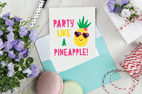Party Like A Pineapple SVG Caffeinated SVGs 