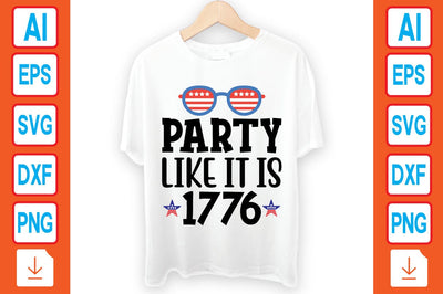 Party Like It is 1776 SVG Craftlabsvg24 