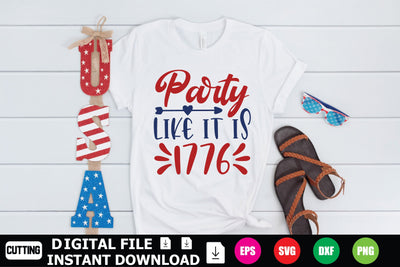 Party Like It Is 1776 SVG Shahin alam 