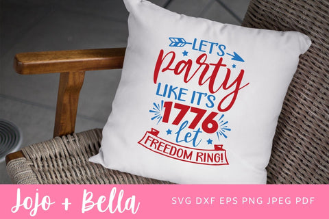 Party Like Its 1776 Png, Sublimation Designs Downloads, 4th Of July, Fourth of July, American Marquee, Png Files For Sublimation, Png SVG Jojo&Bella 