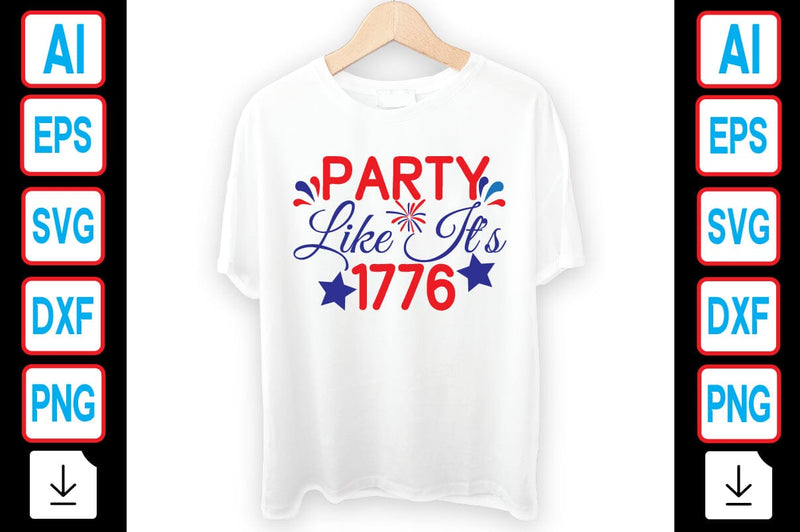 Party Like It's 1776 SVG Craftlabsvg24 