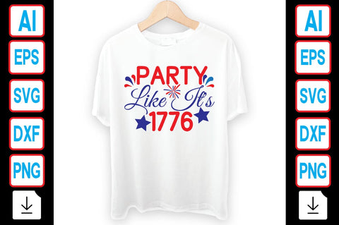 Party Like It's 1776 SVG Craftlabsvg24 