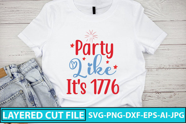 Party Like It's 1776 SVG Cut File SVG Syaman 