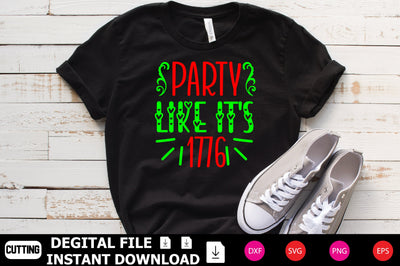 Party Like It's 1776 SVG Shahin alam 