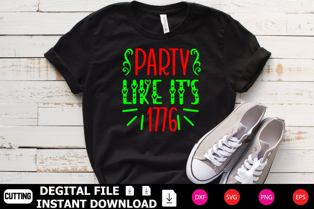 Party Like It's 1776 SVG Shahin alam 