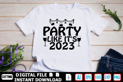 Party Like It's 2023 SVG Craftlabsvg24 