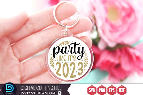 party like it's 2023 SVG SVG DESIGNISTIC 