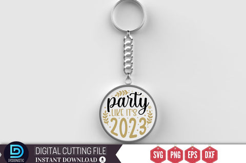party like it's 2023 SVG SVG DESIGNISTIC 
