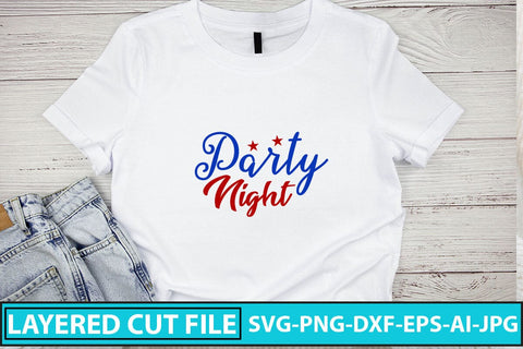 Party Night SVG Cut File SVG Syaman 