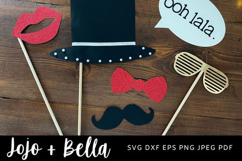 Party Props SVG Bundle, Photo Booth Props SVG, Party Svg, Props SVG, Party Props Cut File, Svg files for Cricut and Silhouette SVG Jojo&Bella 