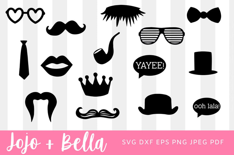 Party Props SVG Bundle, Photo Booth Props SVG, Party Svg, Props SVG ...