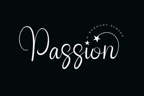 Passion Font LetterdayStudio 