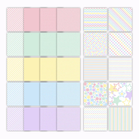 Pastel Digital Papers Sublimation Old Market 