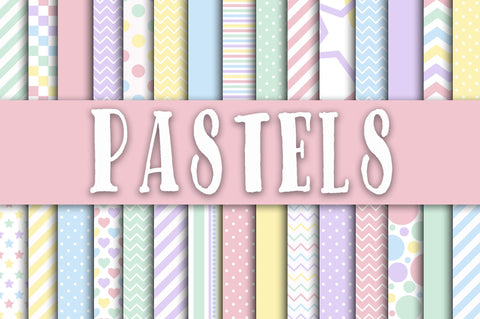 Pastel Digital Papers Sublimation Old Market 