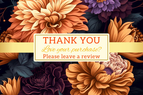 Pastel florals on a dark background, Spring Garden Digital Pattern FloridPrintables 