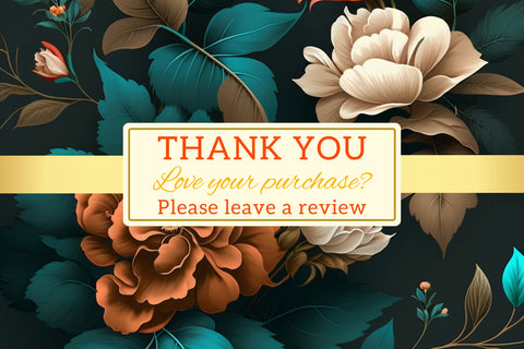 Pastel florals on a dark background, Summer Blooms Digital Pattern FloridPrintables 