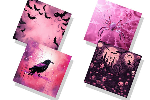 Pastel Halloween Seamless Pattern Sublimation Regulrcrative 