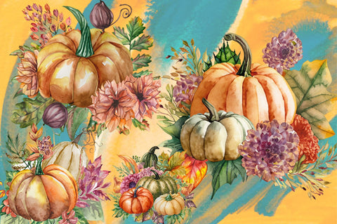 Pastel Pumpkin Sublimation Clipart Vol-2 Sublimation Jagonath Roy 
