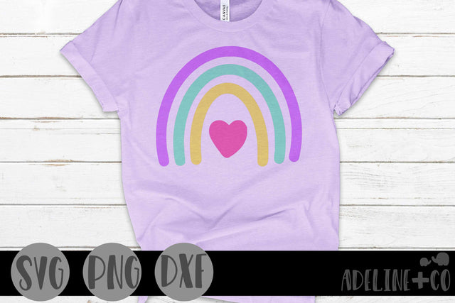Pastel rainbow doodle, SVG SVG Adeline&co 