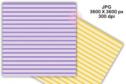 Pastel Stripe Pattern Seamless Digital Paper Backgrounds Digital Pattern SineDigitalDesign 