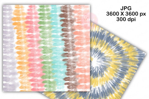 Pastel Tie Dye Digital Paper Background Pack Digital Pattern SineDigitalDesign 