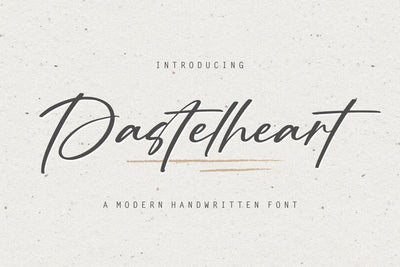 Pastelheart Font Qwrtype Foundry 