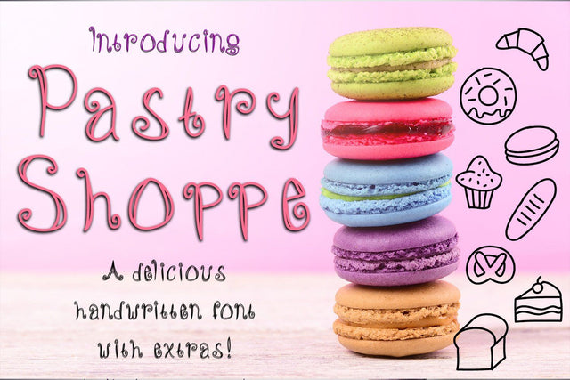 Pastry Shoppe Font Design Shark