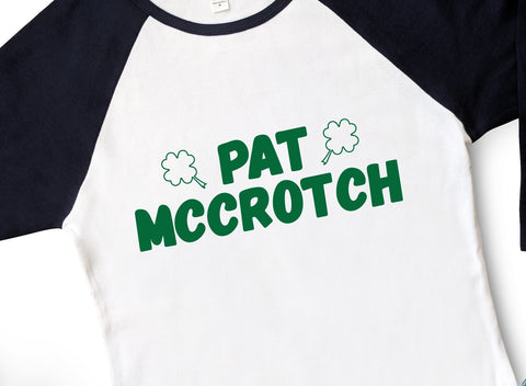 Pat McCrotch Funny Adult St Patrick's Day SVG Design | So Fontsy SVG Crafting After Dark 