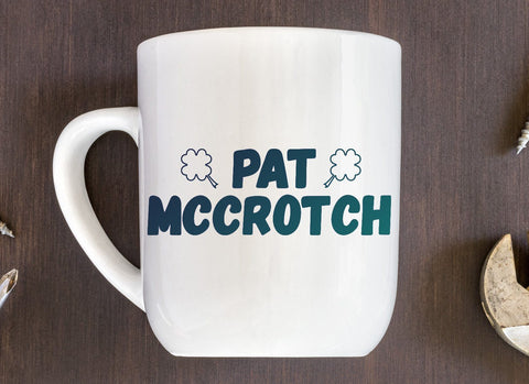 Pat McCrotch Funny Adult St Patrick's Day SVG Design | So Fontsy SVG Crafting After Dark 