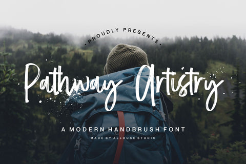 Pathway Artistry Font Allouse.Studio 