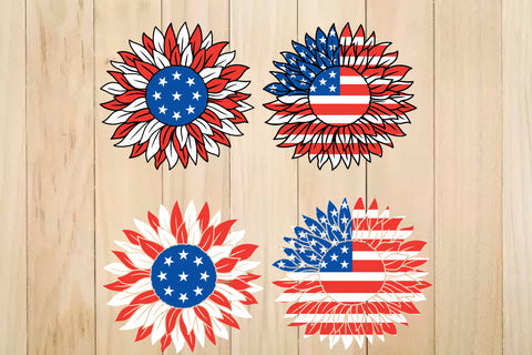 Patriotic 4th of July Bundle SVG PNG DXF Independence Day SVG Yuliya 