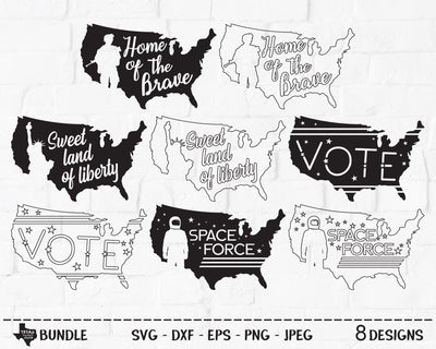 Patriotic Bundle | Patriotic SVG SVG Texas Southern Cuts 